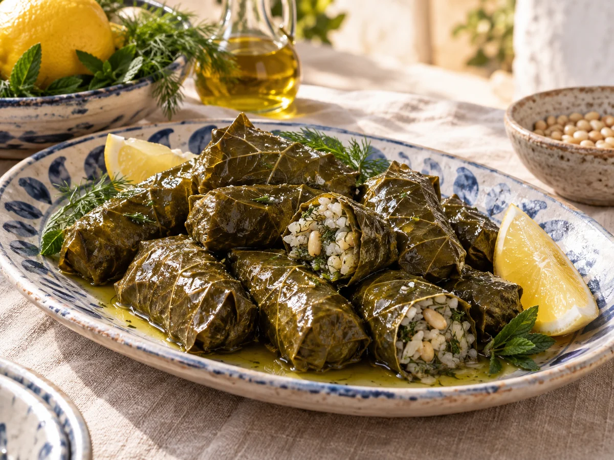 Dolmades, grekiska rätt från Behnaz kök