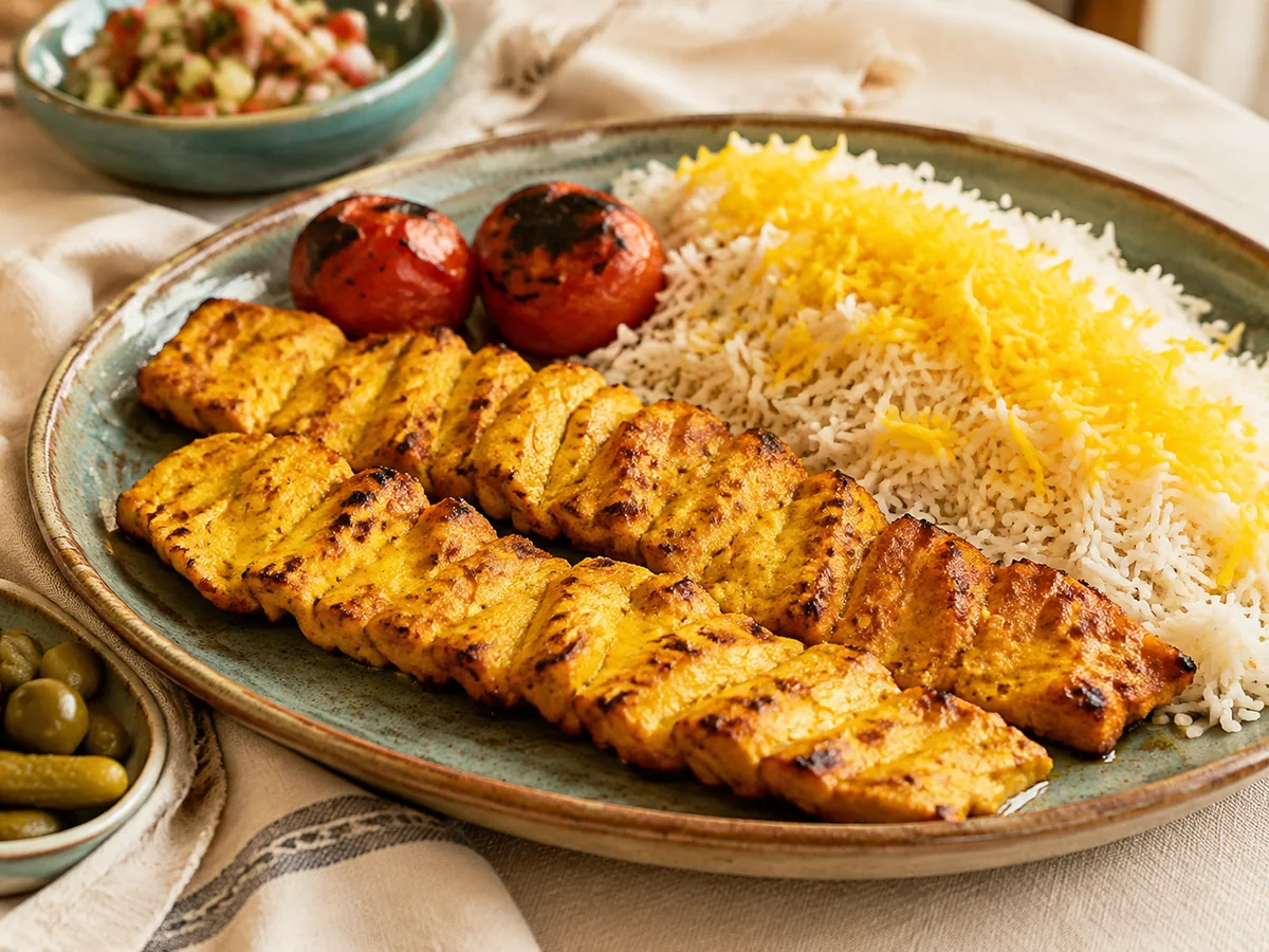 Joojeh kabab, persiska rätt från Behnaz kök
