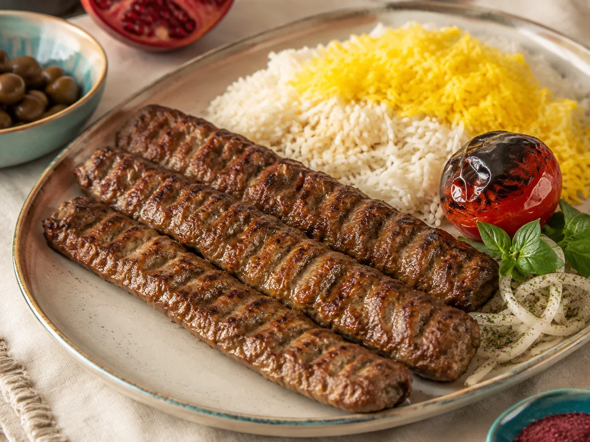 Kabab koobideh, persiska rätt från Behnaz kök