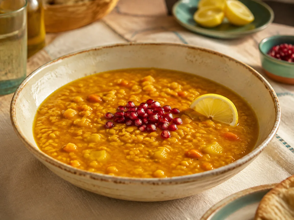 Soup-e adas, persiska rätt från Behnaz kök